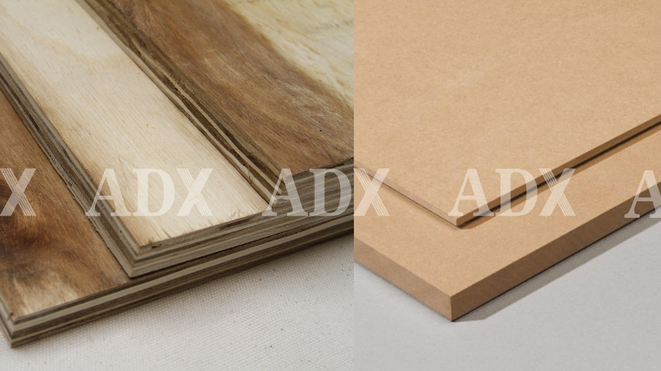 Lựa chọn gỗ dán ép hay gỗ ép MDF cho nội thất hiện đại?