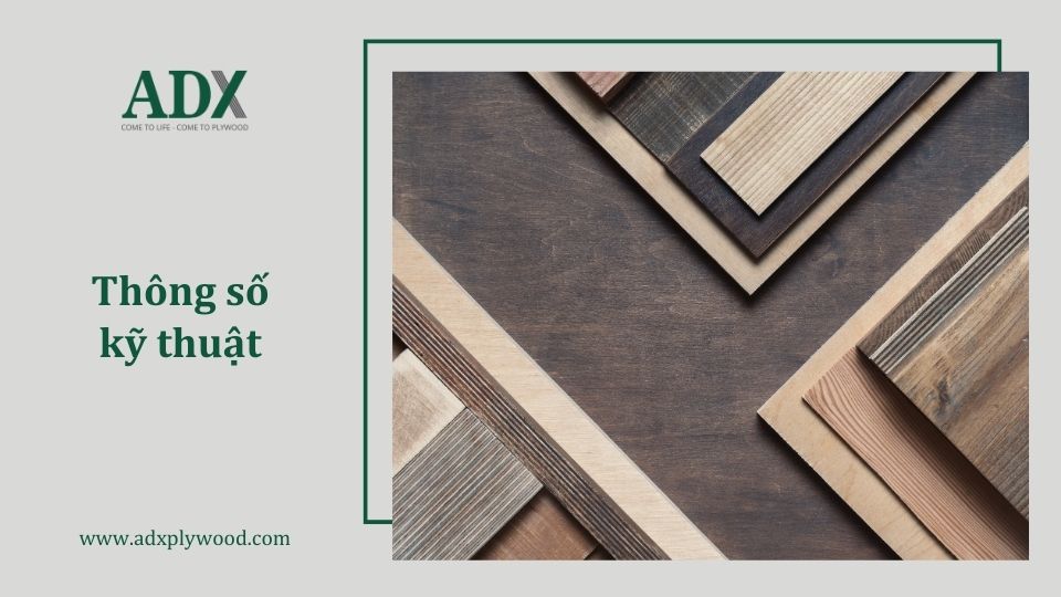 Thông số kỹ thuật gỗ ván ép công nghiệp plywood