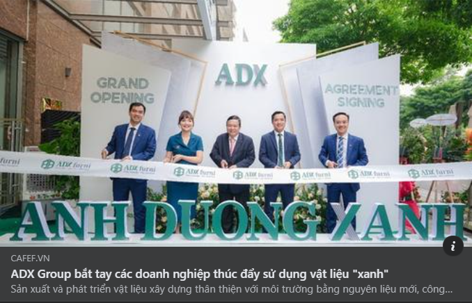 Báo CAFEF đưa tin về ADX Group