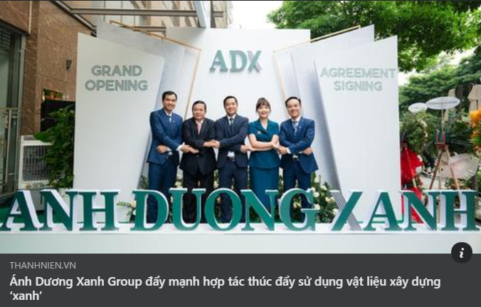 Báo THANH NIÊN đưa tin về ADX Group