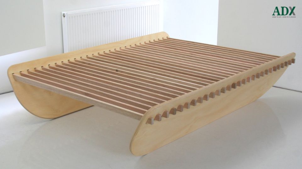 Bed designs of zero-screw furniture