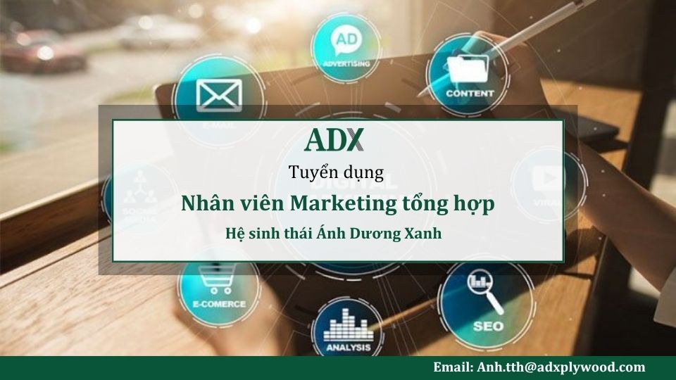 ADX tuyển dụng nhân viên Marketing Tổng hợp